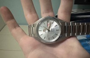 Orient 3 stars crystal 21 jewels automatic