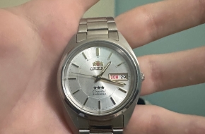 Orient 3 stars crystal 21 jewels automatic